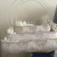 ۳تا سبد مخمل به همراه جای حلقه وقندساب