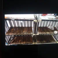 دو عددمیزپیشخوان و ویترین چوبی|فروشگاه و مغازه|قدس, شهرقدس|دیوار