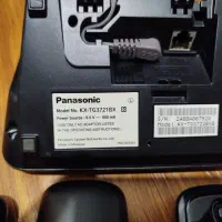 تلفن بی سیم دو گوشی پاناسونیک|تلفن رومیزی|خمام, |دیوار