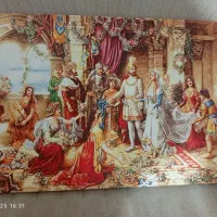 تابلو تاجگذاری حضرت سلیمان