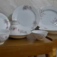 چینی سرویس غذا خوری گل عروس