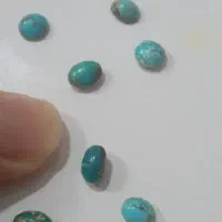 ساعت سنگ فیروزه نیشابوراصلی.انگشتر نقره ست