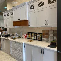 کابینت آماده نئوکلاسیک رنگ پلی اورتان صفحه کورین