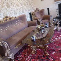 مبل راحتی ۷ نفره همراه سه عدد میز جلو مبلی|مبلمان خانگی و میز عسلی|تبریز, |دیوار