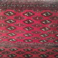 یک جفت پشتی ترکمن دستباف سالم