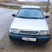 خودرو پراید نقره ای