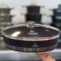 ماهی تابه ۲۸ گرانیت ووگاتی .سایز۳۲ لایف اسمایل چدن|ظروف پخت‌وپز|شیراز, شهرک مهدی‌آباد|دیوار