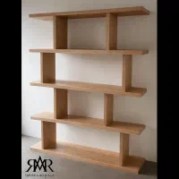 قفسه کتاب و دکوری چوبی B08|کتابخانه، شلف، قفسههای دیواری|ارومیه, |دیوار