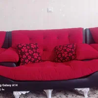 مبل ۷نفره سالم با ۷کوسن|مبلمان خانگی و میز عسلی|شیراز, شهرک والفجر|دیوار