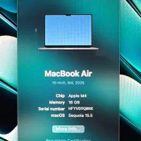 مک بوک M4 Air|رایانه همراه|تهران, دربند|دیوار