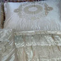 روتختی نو عروس مناسب جهزیه مروارید دوزی شده
