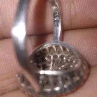 دو عدد انگشتر نقره با نگین زمرد اصل کم نظیر|جواهرات|محمدیه-قزوین, |دیوار