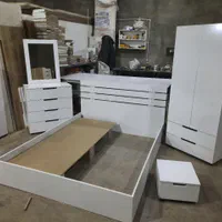 تخت رویال دونفره دراور ۴و کمد ۲دار سرویس خوابرویال|تخت و سرویس خواب|مشهد, جاهد شهر|دیوار