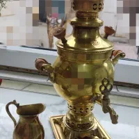 سماور ذغالی،برای دکور استفاده شده