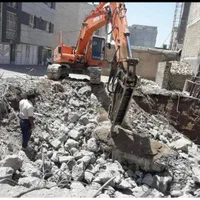 تخریب ساختمان بتنی کلنگی خاکبرداری|خدمات پیشه و مهارت|زنجان, |دیوار