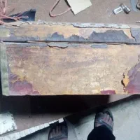 صندوقچه چوبی جای لوازم آرایش عتیقه|کلکسیون اشیاء عتیقه|قم, سراجه (۱۵ خرداد)|دیوار