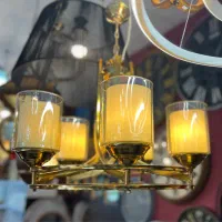 لوستر پروفیلی آبکاری فورتیک ۵شعله کادو روز مادر زن