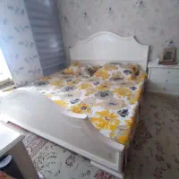 تخت دونفری باست کامل کاملاچوبی