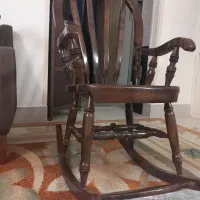 صندلی چوبی متحرک