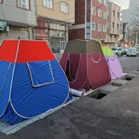 چادر 3پنجره مدل تخت 2025فول اتومات حرفه ای مسافرتی|کوهنوردی و کمپینگ|تبریز, |دیوار