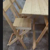 میز صندلی تاشو نو|صندلی و نیمکت|چاف و چمخاله, |دیوار