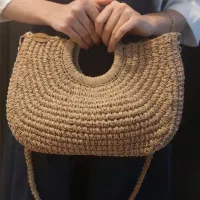 کیف و کلاه دستبافت رافیا