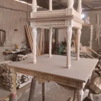 کلاف مبل خام کاجی پاپیون|مبلمان خانگی و میز عسلی|قم, آرامستان بهشت معصومه|دیوار