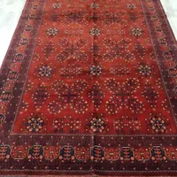 ۶ متری تمام کرک افغان طرح ستاره رنگ طبیعی|فرش|تهران, حر|دیوار