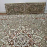 فرش ۱۲ متری و یک جفت پشتی
