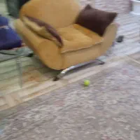 فروش فوری مبل 7نفره با سه عسلی و میز جلو سالم سالم|مبلمان خانگی و میز عسلی|الیگودرز, |دیوار