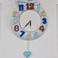 آباژور و لوستر  و ساعت ست اتاق  کودک|لوستر و چراغ آویز|ساوه, |دیوار