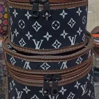 ست سه تیکه و تک فندقی گرد ترمه و مخمل|صنایع دستی و سایر لوازم تزئینی|آمل, |دیوار