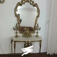 آینه شمعدان و کنسول برنز اصل