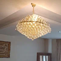 لوستر آبشاری کریستالی|لوستر و چراغ آویز|تهران, باغ فیض|دیوار