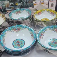 کاسه لعابی رنگی