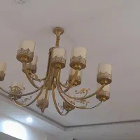 لوستر ۱۲ شاخه در حد نو