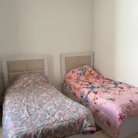 تخت خواب یک نفره،آینه قدی، میز آرایش،تشک|تخت و سرویس خواب|تهران, ابن بابویه|دیوار