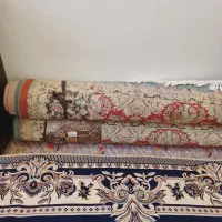 دوتخته فرش درحدنو آبی فیروزه ای|فرش|چناران, |دیوار