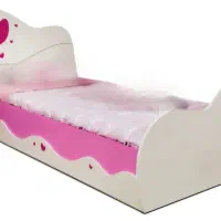 تخت و کمد دخترانه شرکتی و کاملا نو|تخت و صندلی بچه|الیگودرز, |دیوار