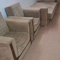 مبل راحتی ۱۰نفری|مبلمان خانگی و میز عسلی|آبیک, |دیوار