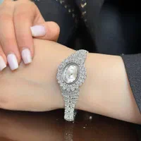 ساعت نقره روکش طلا جواهری ضد آب گارانتی دارکد۵۴|بدلیجات|تبریز, |دیوار