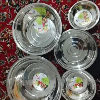 لگن استیل|ظروف پختوپز|اقبالیه, |دیوار