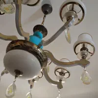 دو عدد لوستر پذیرایی یا سالن آرایش|لوستر و چراغ آویز|شیراز, دینکان|دیوار