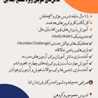 کلاس های تقویتی ویژه ابتدایی