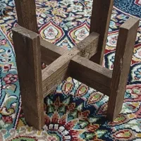 پایه گل.یا گلدان چوبی  سالم ۶عدد