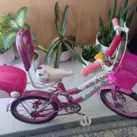 دوچرخه 16 دخترانه صورتی