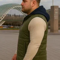 پافر دو رو سایز بزرگ ۳XL تا ۷XL کلاه جدا میشه|لباس|تهران, خزانه|دیوار
