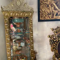 مبل تمام چوب ،ویترین وساعت ایستاده برنز|بوفه، ویترین، کنسول|تهران, ایرانشهر|دیوار