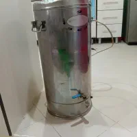 سماور برقی ۳۰ لیتری استیل ورق زخیم قدیمی|سماور، چای‌ساز، قهوه‌ساز|کرج, چمران|دیوار