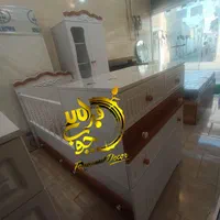 سرویس تخت سیسمونی جدید با اجرای *سفارشی**|تخت و سرویس خواب|رشت, استقامت ۲|دیوار